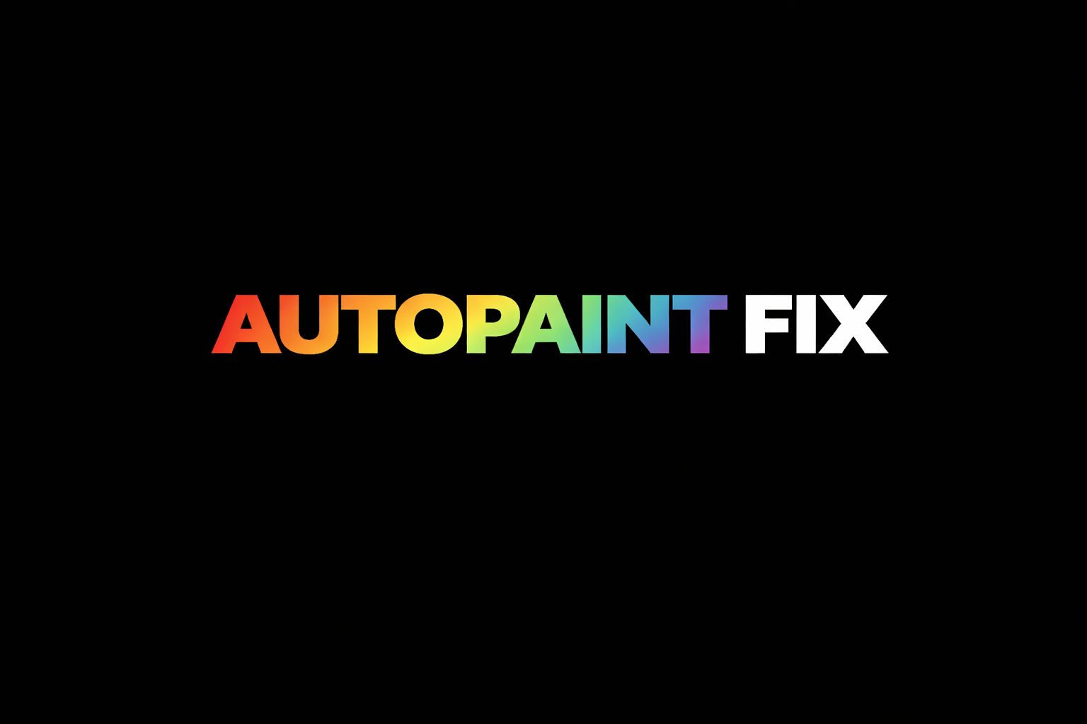 Auto Paint Fix