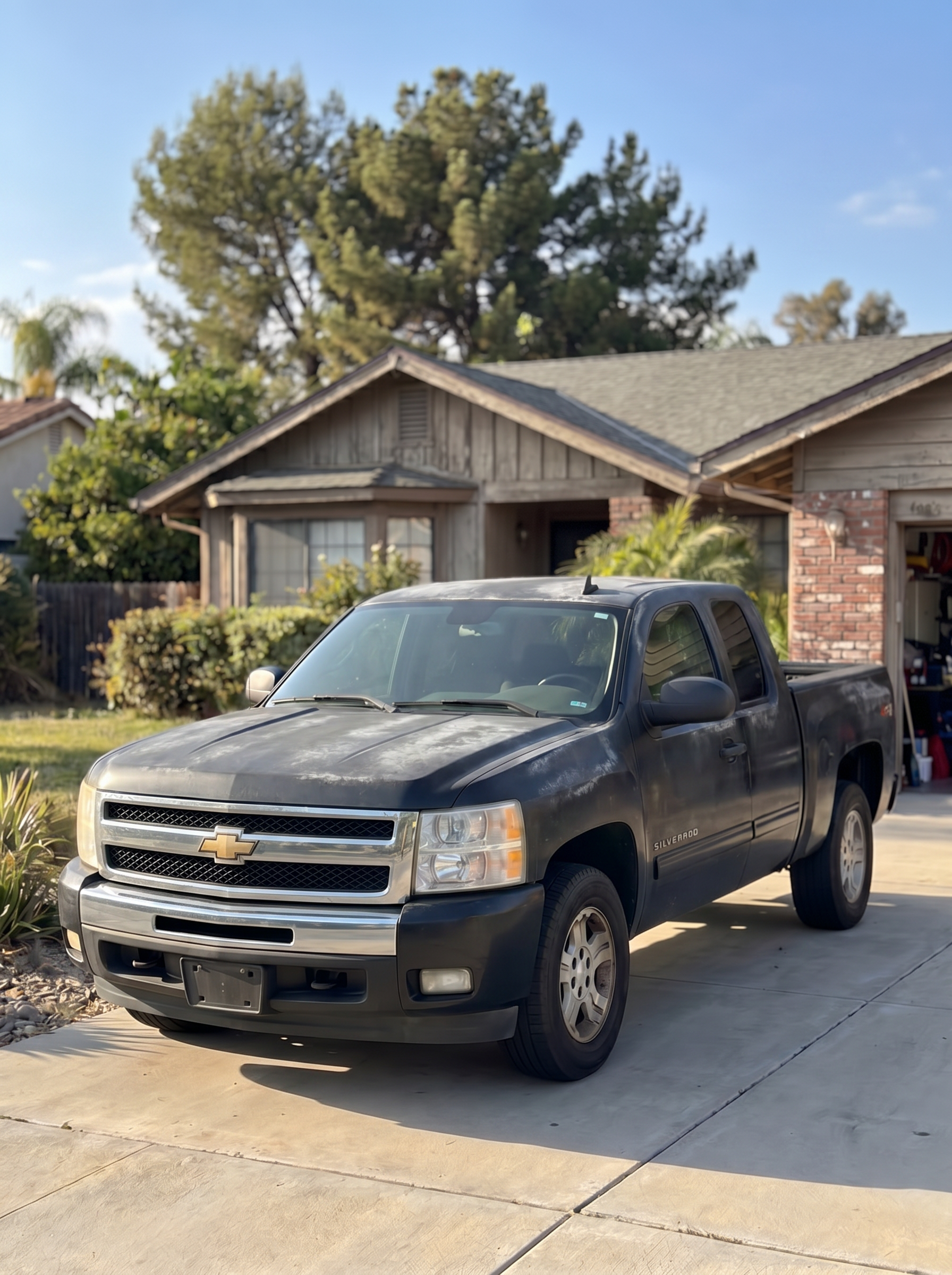 Before — Silverado faded finish