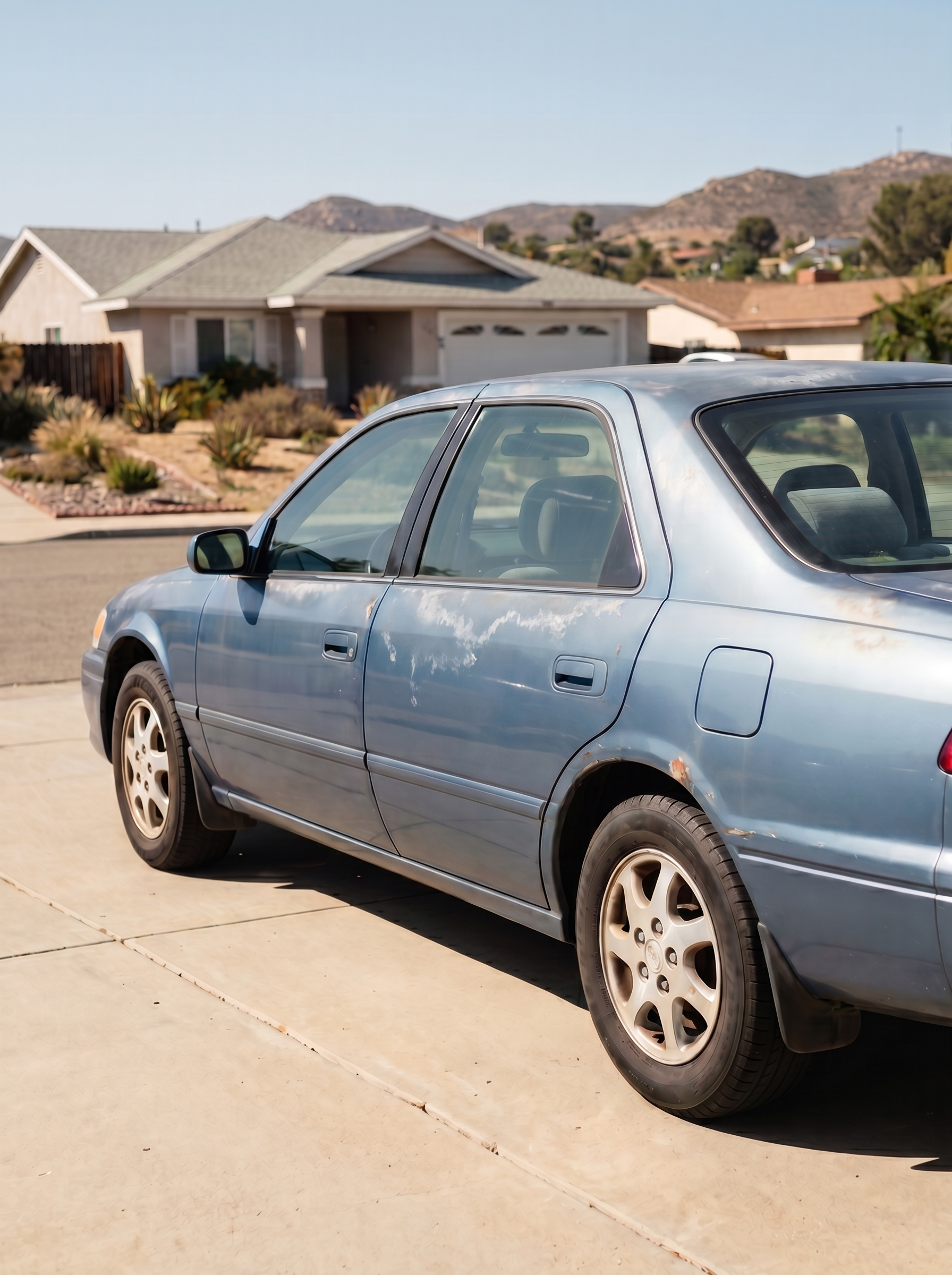 Before — Corolla faded paint